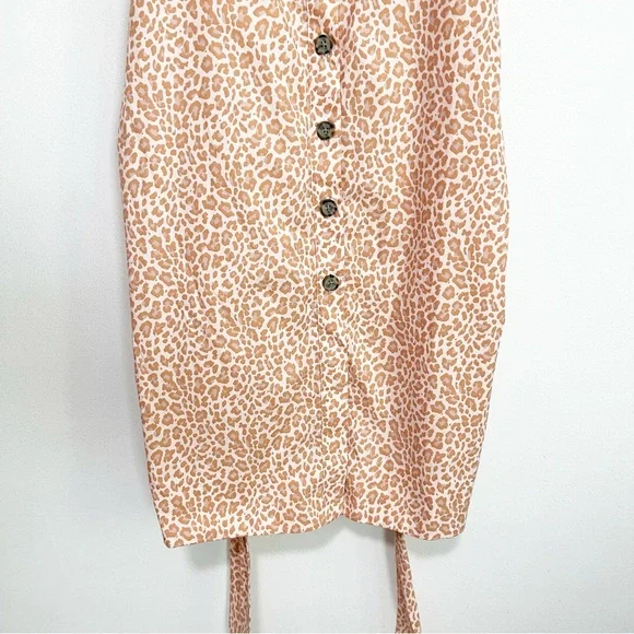 J. Crew Pink Animal Print Midi Dress - Picture 6 of 10